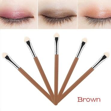 касметика для девочек: Профессиональный набор кистей для макияжа теней, подводки глаз, губ — 1