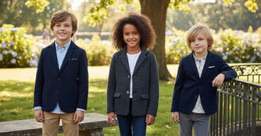 школьная одежда для девочек: Школьная форма, цвет - Синий, Б/у — 1