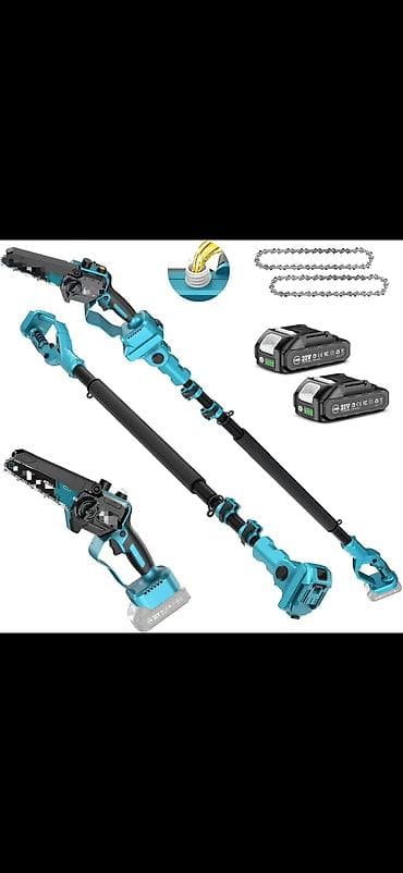 Инструменты: Аккумуляторная высоторезная цепная пила 2-в-1 - Тип: аккумуляторная — 1