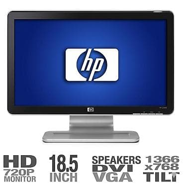 ips 24: Монитор 18.5" HP w 1858 (FN773A) (LCD, 1366 x 768, 170'/160' — 1