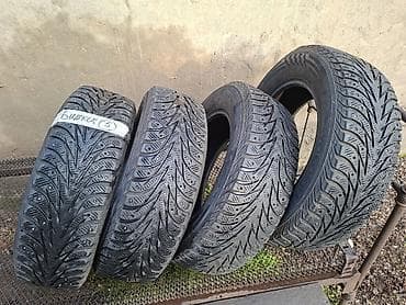 winter: Шины 225 / 65 / R 17, Зимняя шипованная, Комплект, Внедорожные (АТ/МТ), Япония, Yokohama — 1