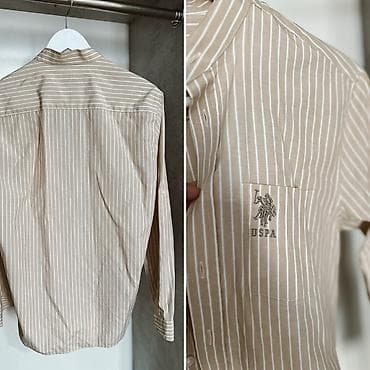 Мужская рубашка, S, Us Polo Assn, Новый, цвет - Бежевый, Платная доставка, Самовывоз at lalafo.kg Мужская рубашка, S, Us Polo Assn, Новый, цвет - Бежевый, Платная доставка, Самовывоз