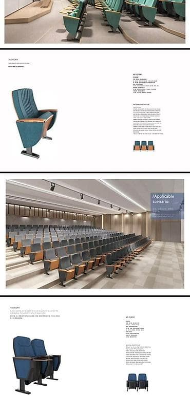 study table: Аудиторные/конференц‑кресла с откидным столиком - Назначение — 1
