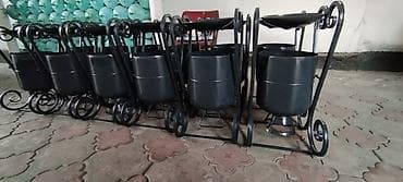 мусурный ящик: С пепельницей, Материал: Железо, 12 л — 6