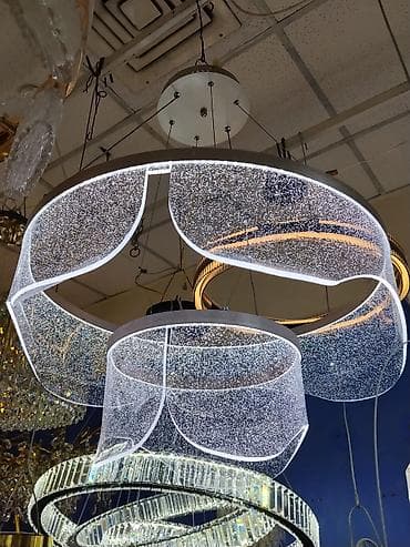 Люстры: Подвесная LED-люстра современного дизайна - Тип: потолочная подвесная — 1