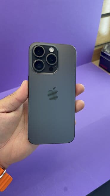 купить айфон 15 про макс бишкек: IPhone 15 Pro, Колдонулган, 256 ГБ, 87 % — 6