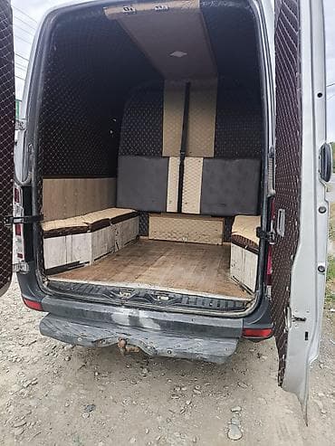 Унаа: Mercedes-Benz Sprinter (длинная база, высокий крыша), серебристый. - — 4