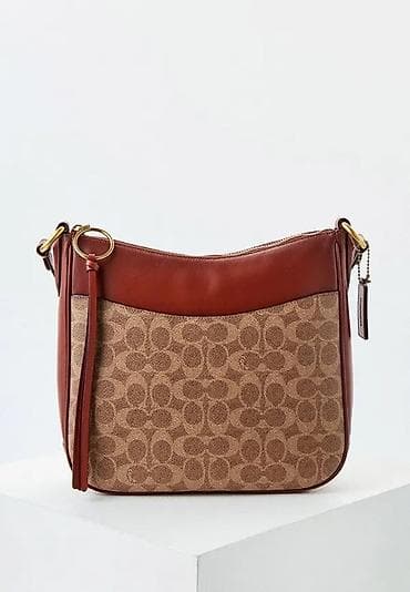 чехол а5: Сумка через плечо Coach - Материал: фирменный текстиль с монограммным — 1