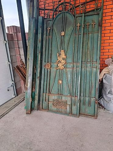 железные вароты: Кованые ворота и калитка в классическом стиле - Комплект — 2