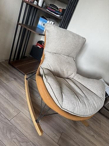 реклайнеры кресла: Кресла-качалка, цвет - Бежевый — 2