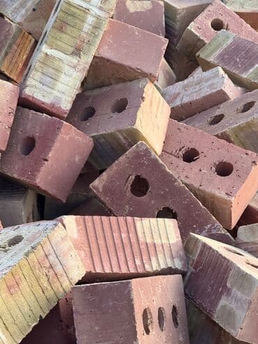 стекло кирпич: Пустотелый, дырчатый, Жженый кирпич, Полублок, 250×120×90 — 2