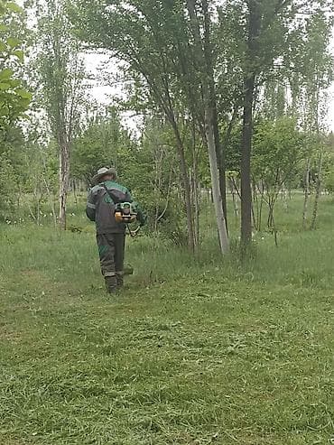 косилка бензиновая: Уборка территории, Стрижка газона — 2