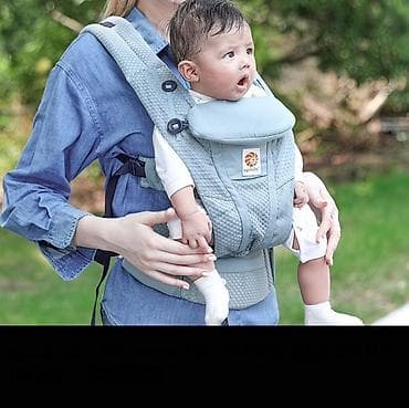 Детский мир: Эргорюкзак-переноска Ergobaby OMNI Breeze (SoftFlex Mesh), серый - — 4