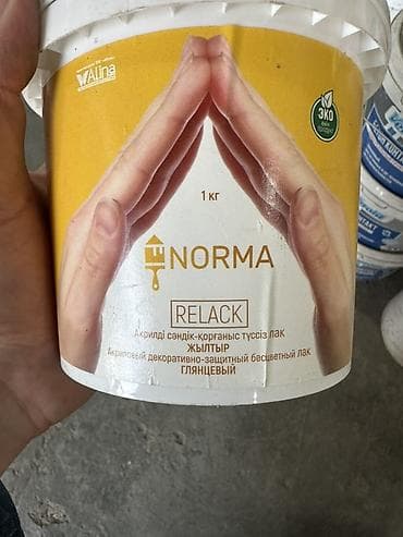 пленку: Акриловый лак, Alina Paint, Для внутренней работы, 1 кг, Глянцевый — 1