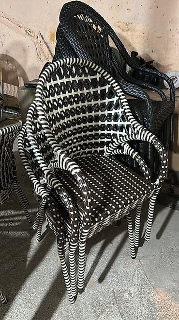 Текчелер, стеллаждар, секичелүү койгучтар: Бакча эмерек комплекти, Креслолор, Ротанг — 3