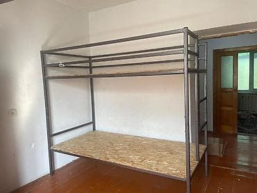 двухъярусные кровати: Двухъярусная металлическая кровать - Прочная разборная конструкция из — 2