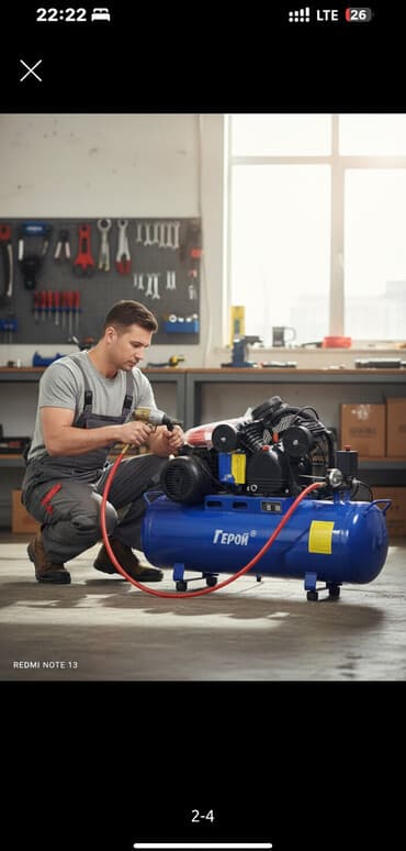 компрессор на аренду: Компрессор Электрический, Воздушный, Новый — 1