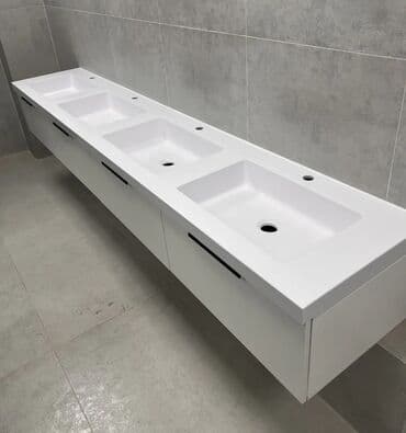 рукомойник: Столешница с интегрированной раковиной из искусственного камня - — 6