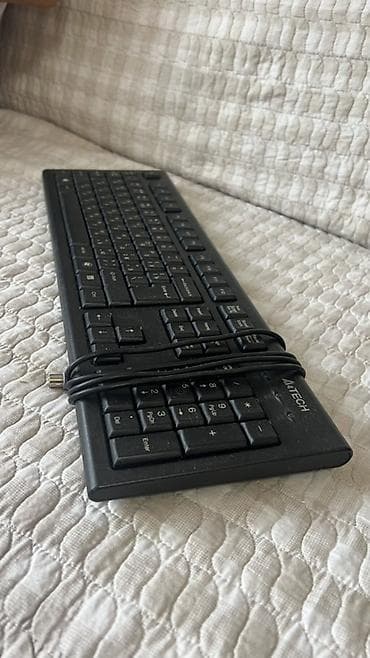 logitech mx: Клавиатура, A4Tech, Мембранная, Проводное подключение, Размер: 100% — 3