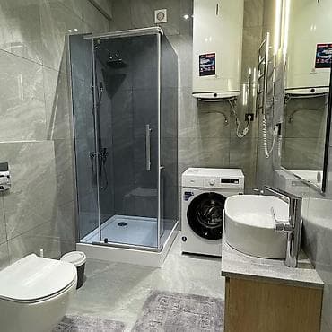 Батирлер: 2 бөлмө, 65 м², Асанбай мкр Элитка, 3 кабат, Евро оңдоо — 4