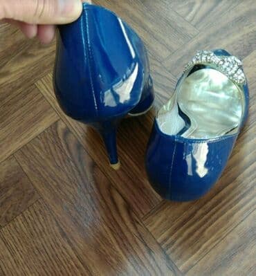 обувь 38: Очень красивые туфли на невысоком каблуке. Натуральная кожа. Размер 38 — 2