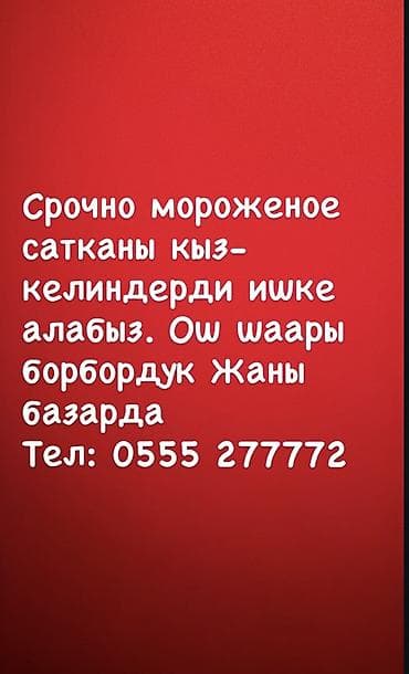 работа бухгалтер бишкек: Вакансия: продавец мороженого - Место работы: город Ош, Центральный — 1