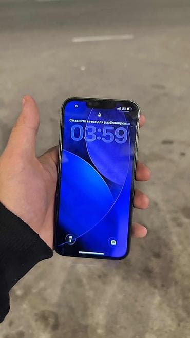 Техника и электроника: IPhone 13, Б/у, 128 ГБ, Зеленый, Защитное стекло, 86 % — 2