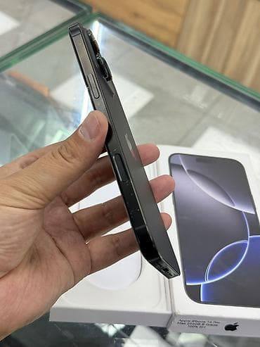 айфон бишкек: IPhone 16 Pro Max, Б/у, 256 ГБ, Black Titanium, Коробка, 100 % — 2