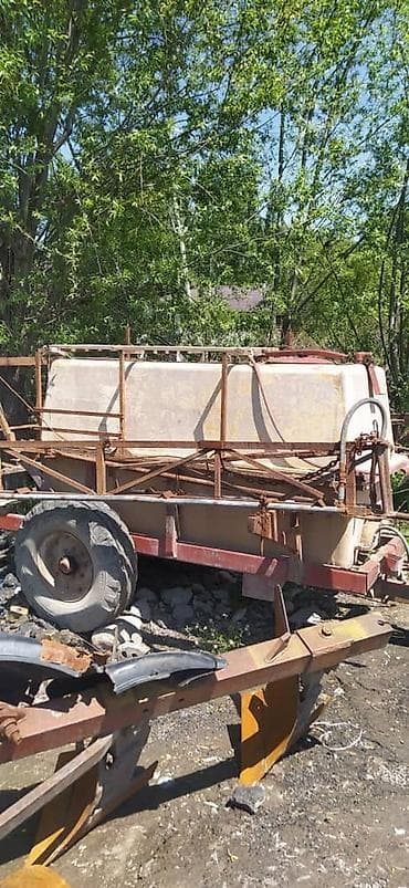 step 2: Прицепной сельскохозяйственный опрыскиватель - Конструкция на — 1