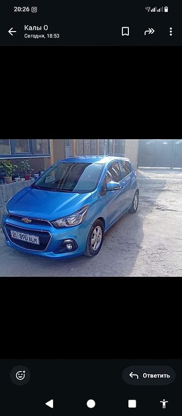 Chevrolet Spark: 2015 г., 1 л, Автомат, Бензин, Хэтчбэк