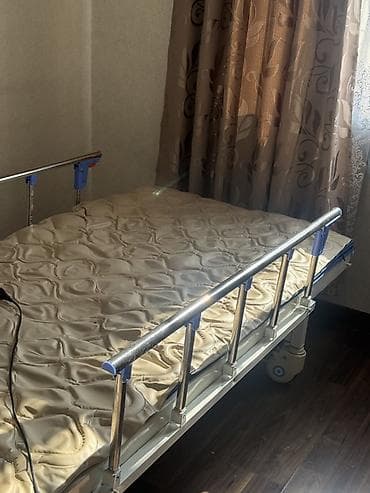 компрес: Медицинская функциональная кровать с противопролежневым матрасом б/у — 2