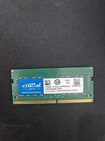 so: Оперативная память для ноутбука Crucial Basics 4 ГБ - Форм‑фактор — 1