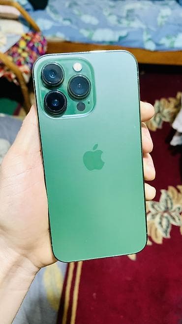 IPhone 13 Pro, Б/у, 256 ГБ, Alpine Green, Чехол, 85 %