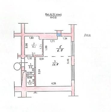 тунгуч 1 комнатная квартира: 1 комната, 28 м², Элитка, 4 этаж, Косметический ремонт — 1