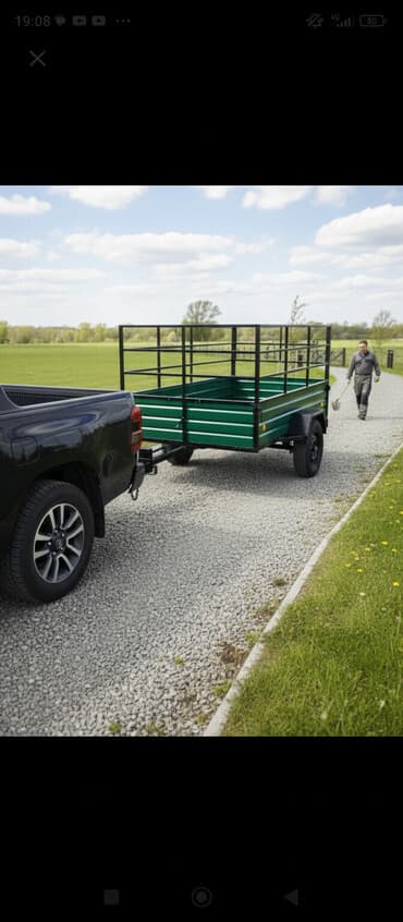 двухосные прицепы для легковых автомобилей бу: Прицеп, Special trailer, Бортовой — 1