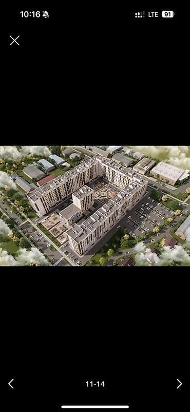 студия 1 комнатная: 2 комнаты, 69 м², Элитка, 2 этаж, Готовая ПСО (под самоотделку) — 5