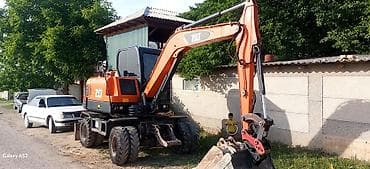 Транспорт: Экскаватор, Doosan, 2021 г., Дөңгөлөктүү — 2
