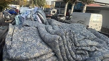 топпер: Матрас - Наполнитель: плотный синтетический/хлопковый микс (по фото — — 10