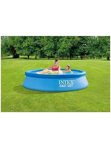 Спорт жана эс алуу: Надувной бассейн Intex Easy Set - Размер: 244 × 61 см - Объем: 1942 л — 3