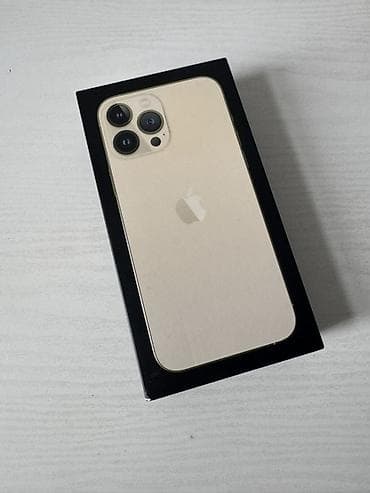 iphone 13 pro max новый: IPhone 13 Pro Max, Б/у, 256 ГБ, Золотой, 80 % — 1