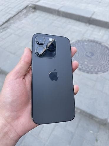 poco 7: IPhone 14 Pro, Б/у, 256 ГБ, Черный, Кабель, 86 % — 1