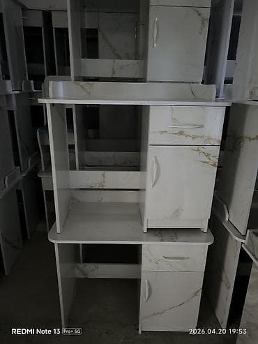 куплю аквариум бу: Комплект парты и стула, Новый, цвет - Белый — 1