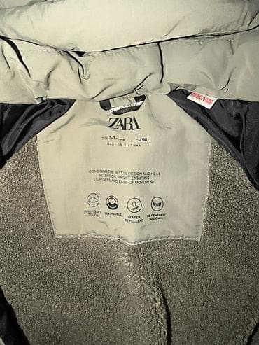 soft shell: Детская пуховая куртка ZARA - Размер: 2–3 года, рост 98 см (указано — 2