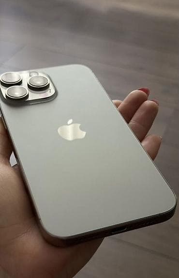 apple iphone 13: IPhone 16 Pro Max, Б/у, 512 ГБ, Natural Titanium, Защитное стекло, 91 % — 5