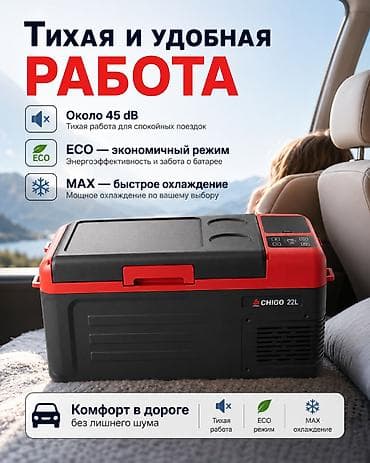 Автомобильный холодильник компрессорный 22л CHIGO! Купить — 4