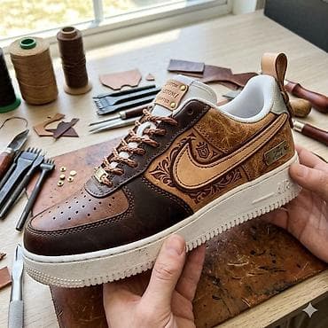 Эркектердин кроссовкасы, 37.5, 38, 38.5, Nike, Жаңы, түсү - Күрөң, Акылуу жеткирүү — 1