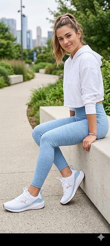 fast: Кроссовки, 38.5, Puma, Б/у, цвет - Белый, Бесплатная доставка — 2