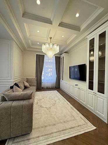 Недвижимость: 3 комнаты, 109 м², Элитка, Асанбай мкр Элитка, 2 этаж, Дизайнерский ремонт — 2
