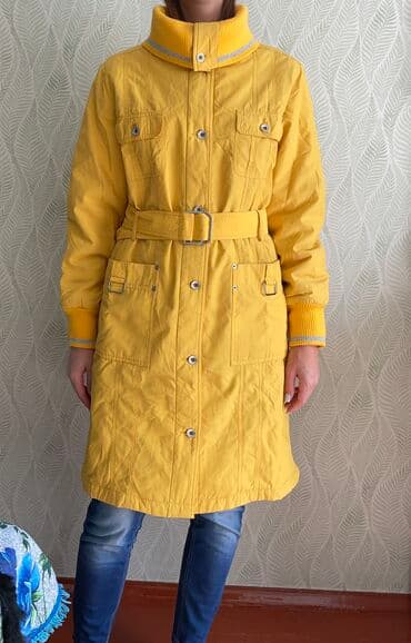 classic: Пальто, Классика, Осень-весна, Полиэстер, По колено, С утеплителем, L — 2