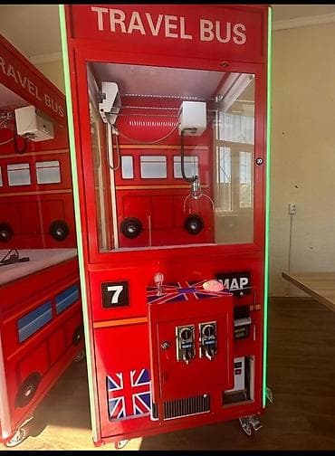 новый автовакзал: Игровой автомат «Travel Bus» (кран-кошка) - Тематика: яркий красный — 1